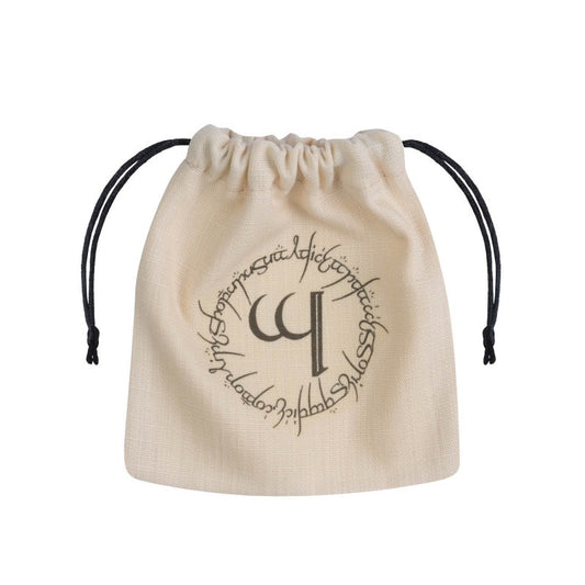 Q WORKSHOP ELVISH BLACK & BEIGE DICE BAG