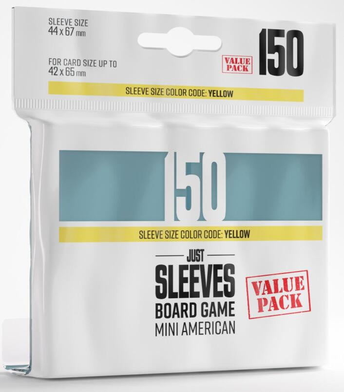JUST SLEEVES MINI AMERICAN BOARD GAME SLEEVES VALUE PACK