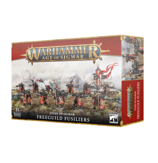 AGE OF SIGMAR CITIES OF SIGMAR FREEGUILD FUSILIERS