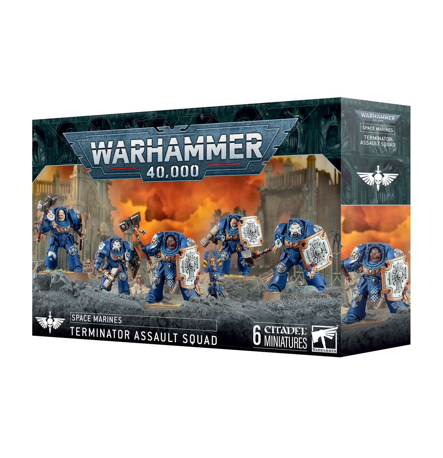 40K SPACE MARINES TERMINATOR ASSAULT SQUAD