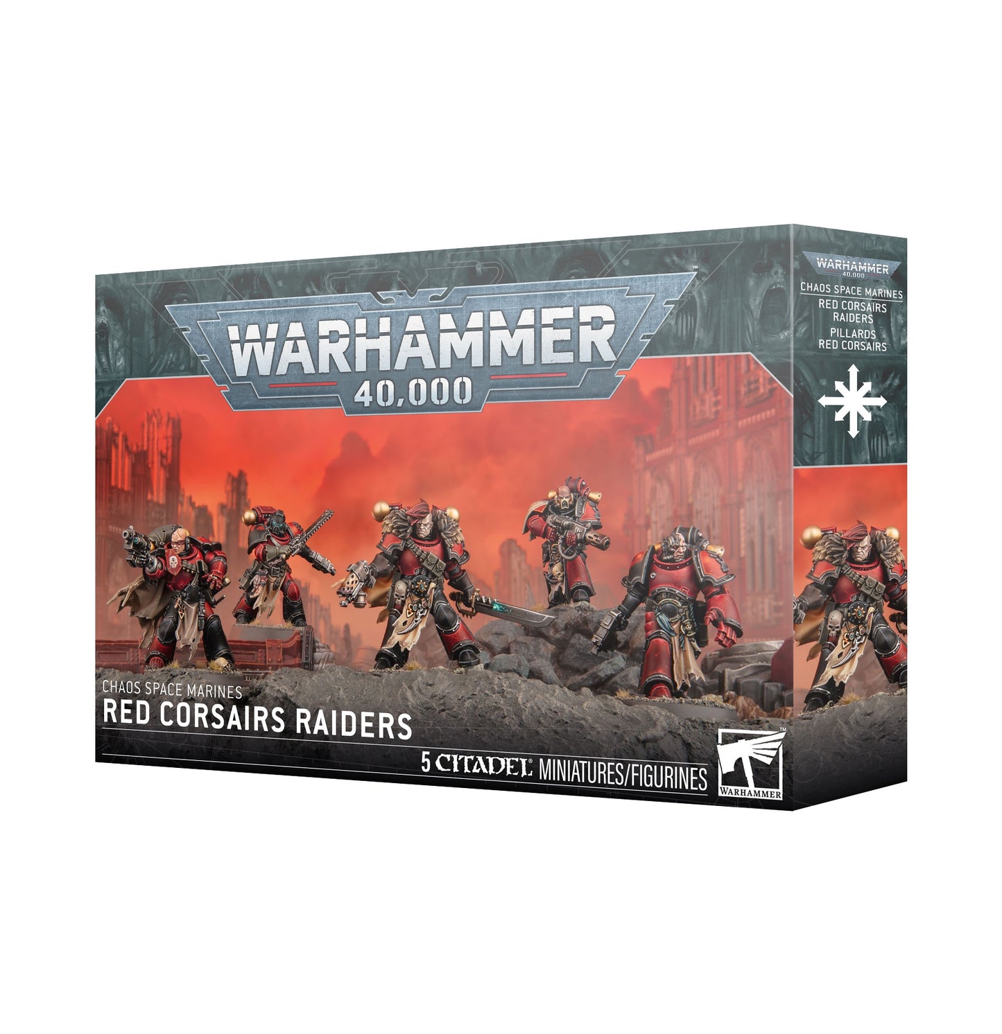 40K CHAOS SPACE MARINES RED CORSAIRS RAIDERS