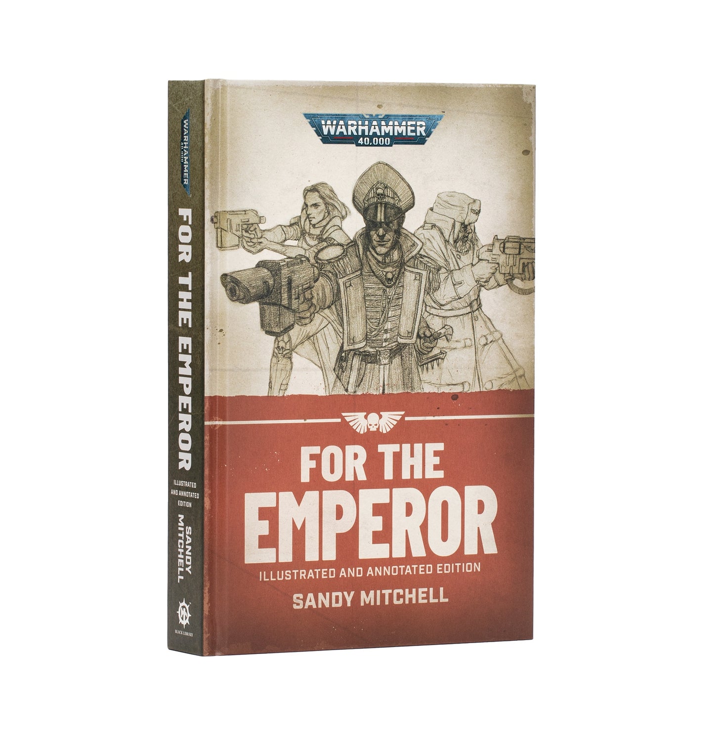 Preorder 11/07 - 40K CIAPHAS CAIN FOR THE EMPEROR BY SANDY MITCHELL ILLUSTRATED AND ANNOTATED EDITION HC