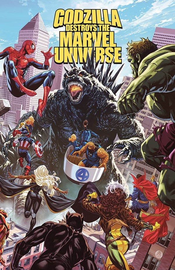 GODZILLA DESTROYS THE MARVEL UNIVERSE