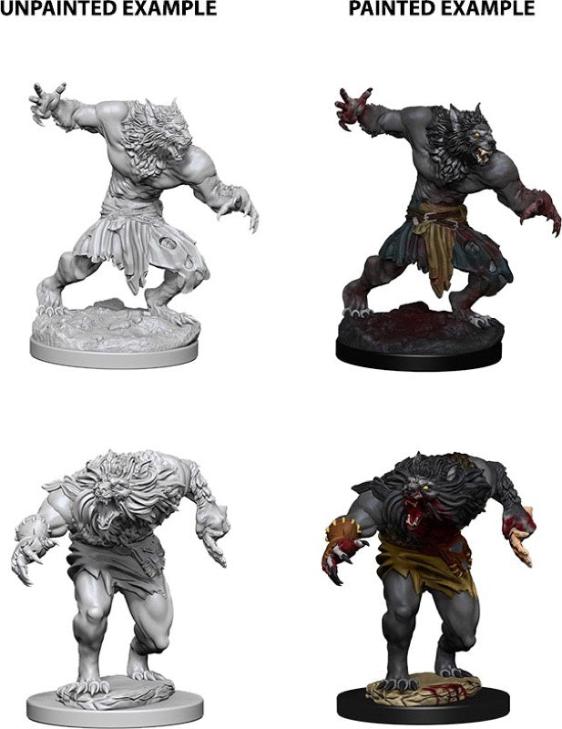 DUNGEONS & DRAGONS NOLZUR'S MARVELOUS UNPAINTED MINI: WEREWOLVES