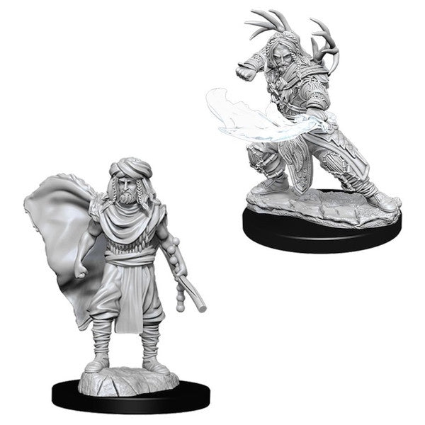 DUNGEONS & DRAGONS NOLZUR'S MARVELOUS UNPAINTED MINI: HUMAN DRUID (MALE)