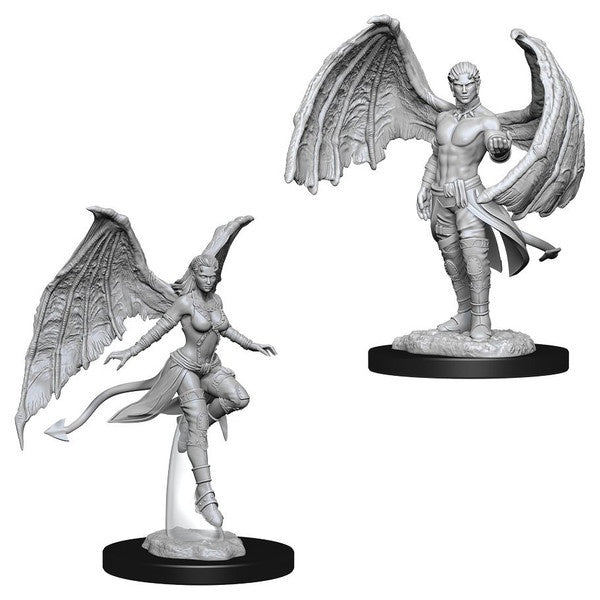 DUNGEONS & DRAGONS NOLZUR'S MARVELOUS UNPAINTED MINI: SUCCUBUS & INCUBUS