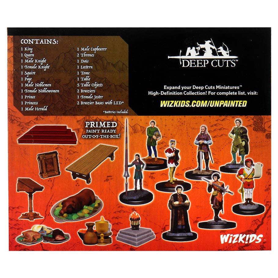 PATHFINDER BATTLES DEEP CUTS UNPAINTED MINI: CASTLE ROYAL COURT