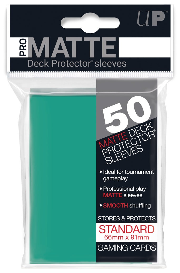 ULTRA PRO PRO-MATTE DECK PROTECTOR SLEEVES - AQUA