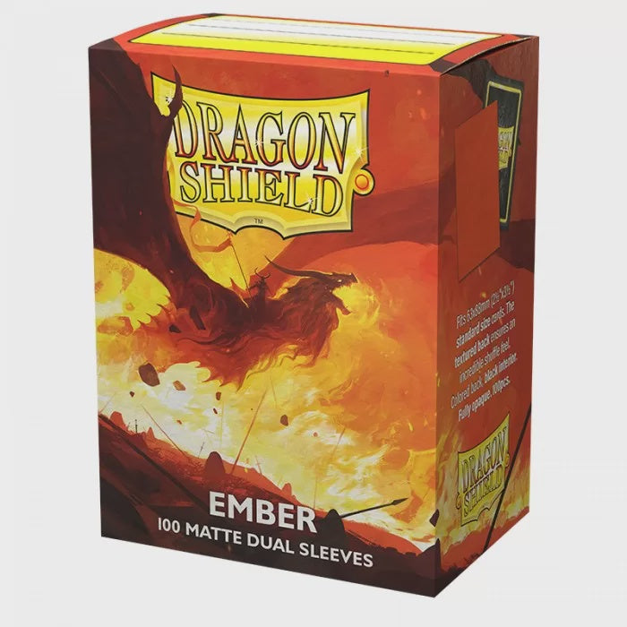 DRAGON SHIELD 100 MATTE DUAL SLEEVES - EMBER