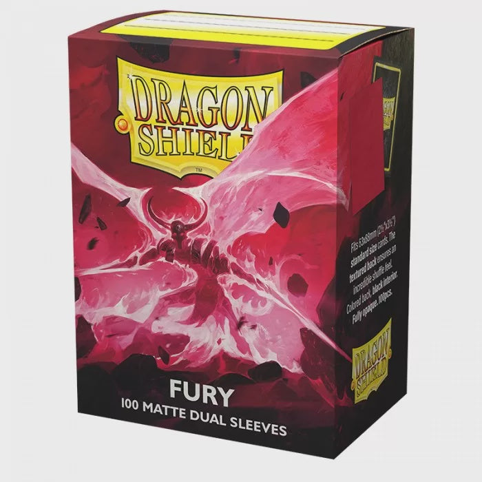 DRAGON SHIELD 100 MATTE DUAL SLEEVES - FURY