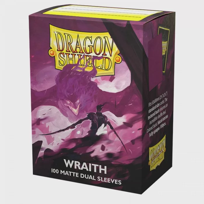 DRAGON SHIELD 100 MATTE DUAL SLEEVES - WRAITH