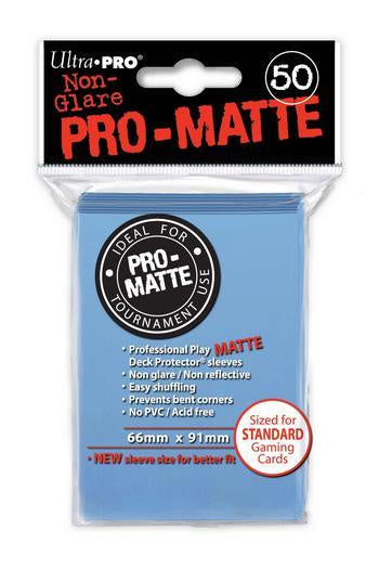 ULTRA PRO PRO-MATTE DECK PROTECTOR SLEEVES - LIGHT BLUE
