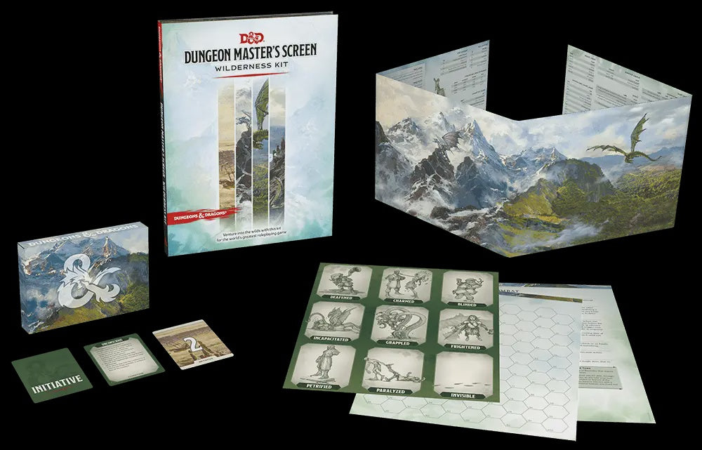 DUNGEONS & DRAGONS DUNGEON MASTER'S SCREEN WILDERNESS KIT