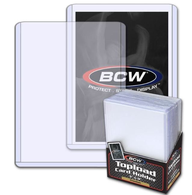 BCW 3 x 4 INCH TOPLOADER - PREMIUM