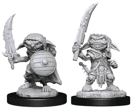 PATHFINDER BATTLES DEEP CUTS UNPAINTED MINI: GOBLIN FIGHTER (MALE)