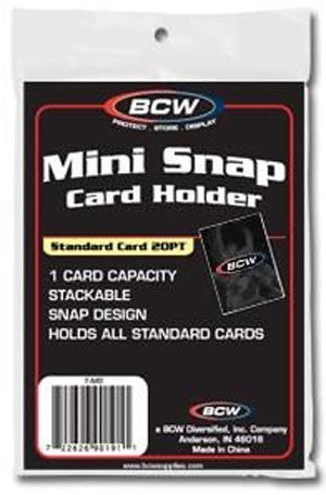 BCW MINI SNAP CARD HOLDER