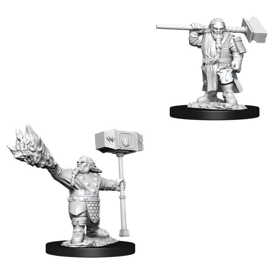 DUNGEONS & DRAGONS NOLZUR'S MARVELOUS UNPAINTED MINI: DWARF CLERIC #2 (MALE)