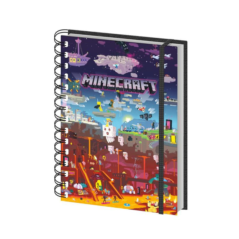 MINECRAFT WORLD BEYOND SPIRAL NOTEBOOK