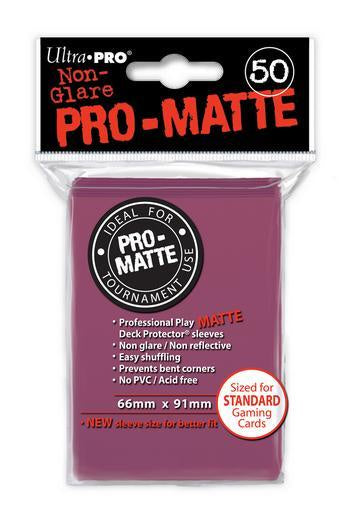 ULTRA PRO PRO-MATTE DECK PROTECTOR SLEEVES - BLACKBERRY