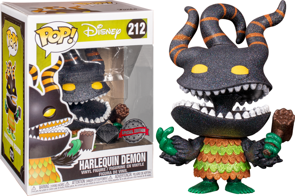 POP! DISNEY: NIGHTMARE BEFORE CHRISTMAS: HARLEQUIN DEMON (DIAMOND GLITTER)