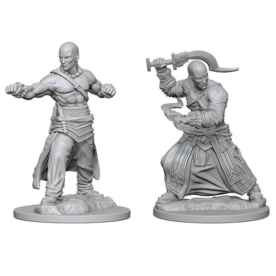 PATHFINDER BATTLES DEEP CUTS UNPAINTED MINI: HUMAN MONK (MALE)