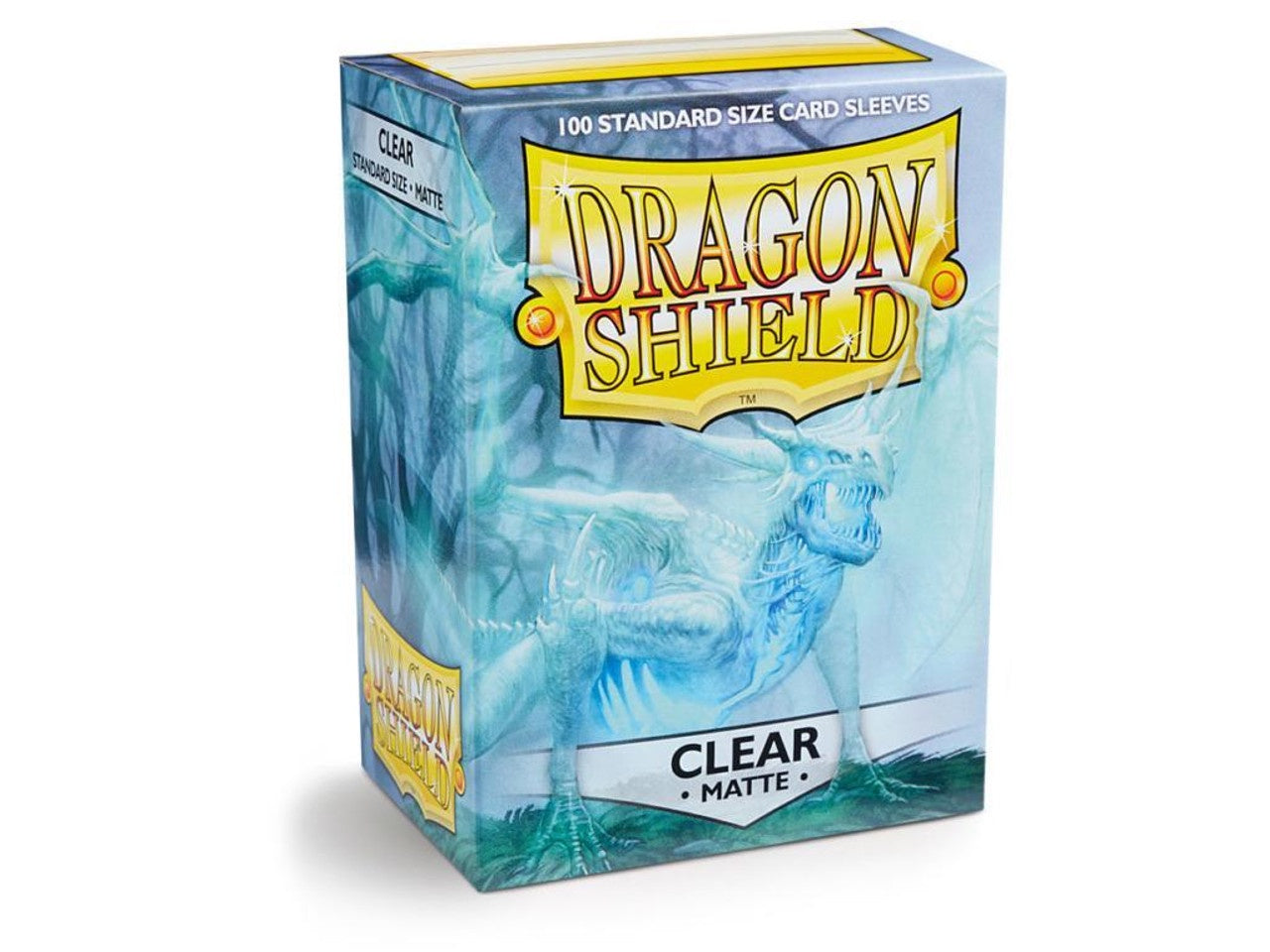 DRAGON SHIELD MATTE 100 SLEEVES - CLEAR