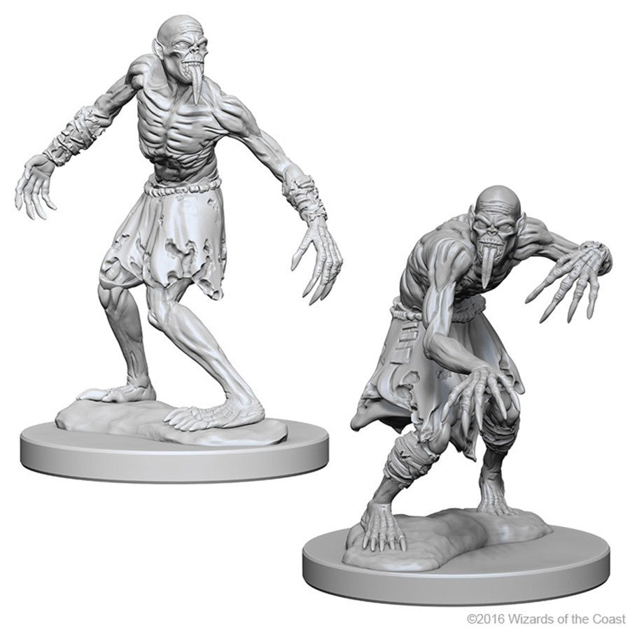 DUNGEONS & DRAGONS NOLZUR'S MARVELOUS UNPAINTED MINI: GHOULS