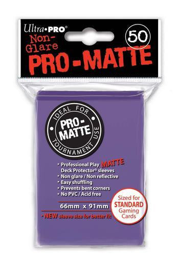 ULTRA PRO PRO-MATTE DECK PROTECTOR SLEEVES - PURPLE