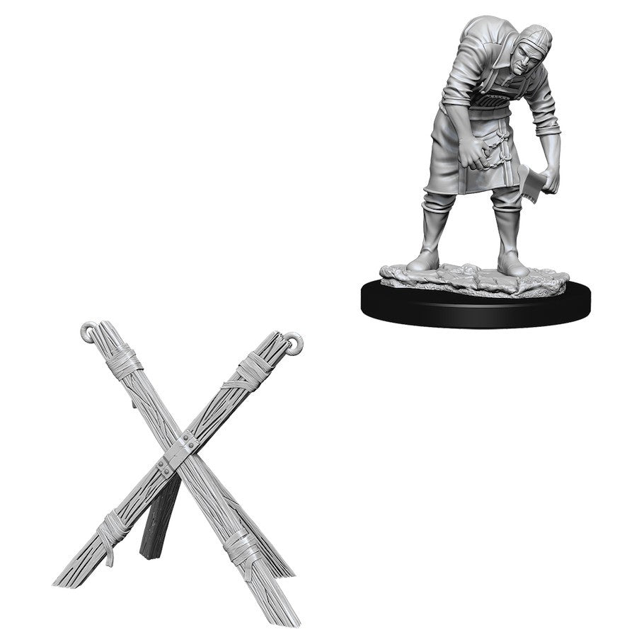PATHFINDER BATTLES DEEP CUTS UNPAINTED MINI: ASSISTANT & TORTURE CROSS