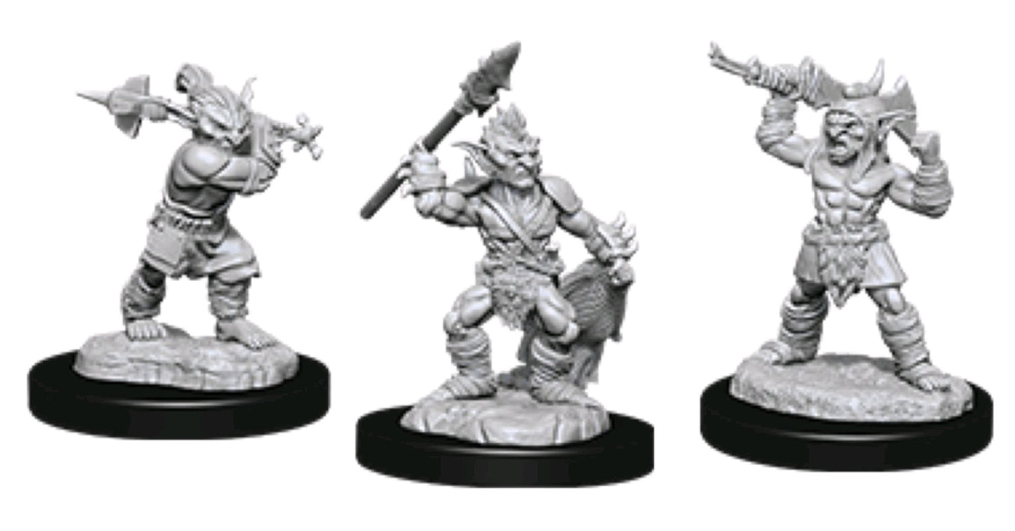 DUNGEONS & DRAGONS NOLZUR'S MARVELOUS UNPAINTED MINI: GOBLINS & GOBLIN BOSS