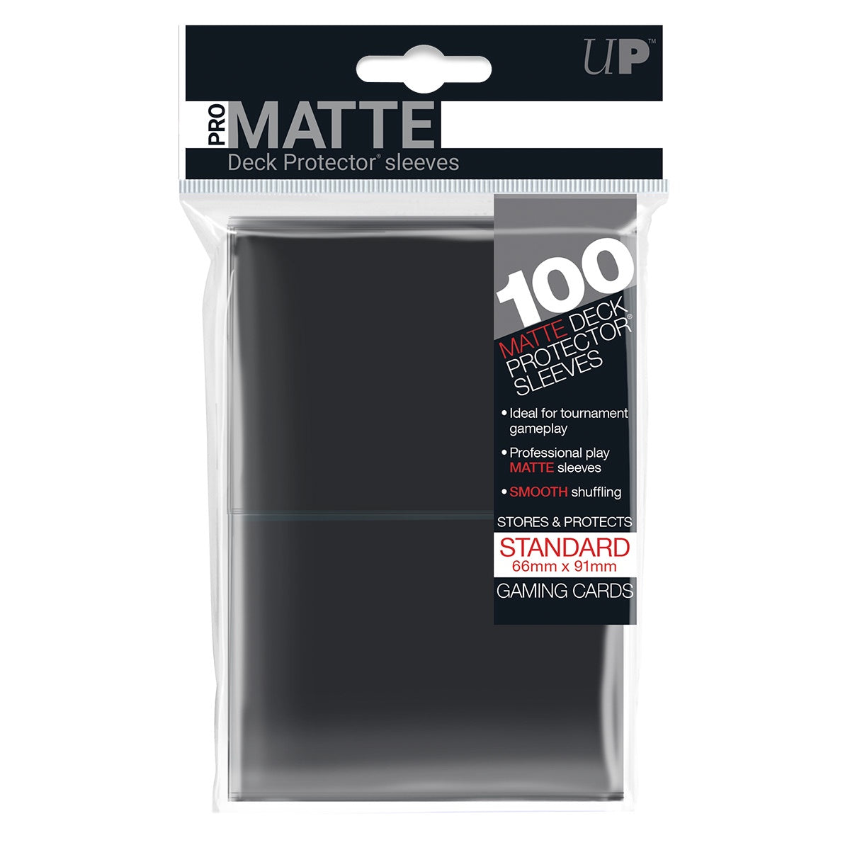 ULTRA PRO PRO-MATTE DECK PROTECTOR SLEEVES 100 PACK - BLACK