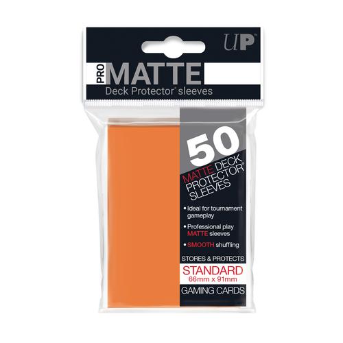 ULTRA PRO PRO-MATTE DECK PROTECTOR SLEEVES - ORANGE