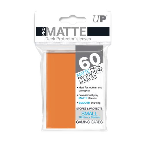ULTRA PRO PRO-MATTE DECK PROTECTOR SLEEVES - SMALL - ORANGE