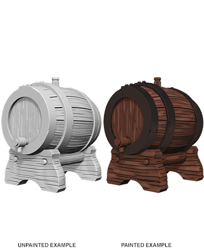 PATHFINDER BATTLES DEEP CUTS UNPAINTED MINI: KEG BARRELS