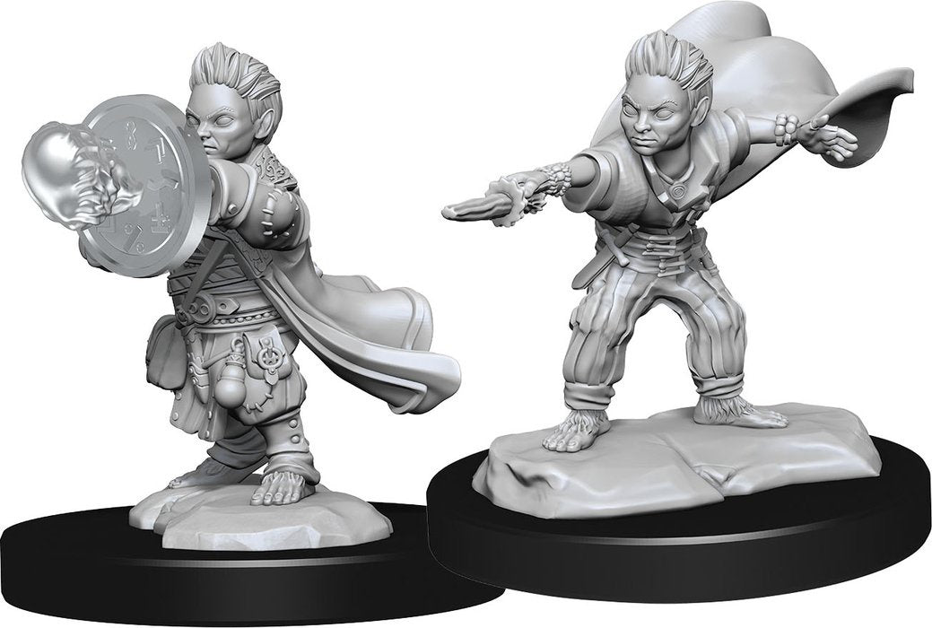 PATHFINDER BATTLES DEEP CUTS UNPAINTED MINI:HALFLING WIZARD (MALE)