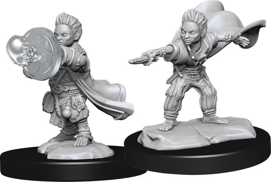 PATHFINDER BATTLES DEEP CUTS UNPAINTED MINI:HALFLING WIZARD (MALE)