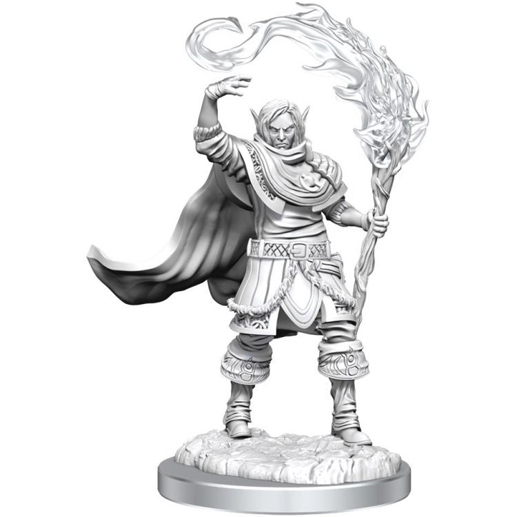 DUNGEONS & DRAGONS NOLZUR'S MARVELOUS UNPAINTED MINI: ELF CLERIC MALE