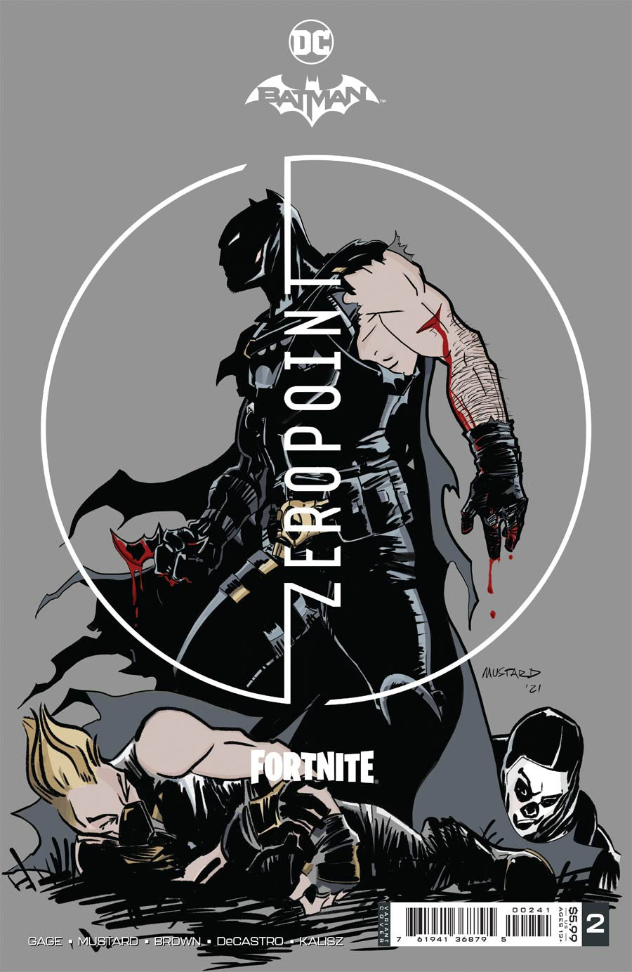 BATMAN FORTNITE ZERO POINT #2 (OF 6) PREMIUM VARIANT B DONALD MUSTARD CARD STOCK