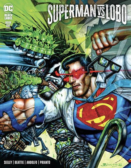 SUPERMAN VS LOBO #1 (OF 3) CVR B SIMON BISLEY VARIANT