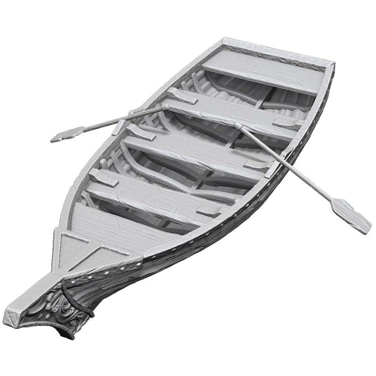 DEEP CUTS UNPAINTED MINI: ROWBOAT & OARS