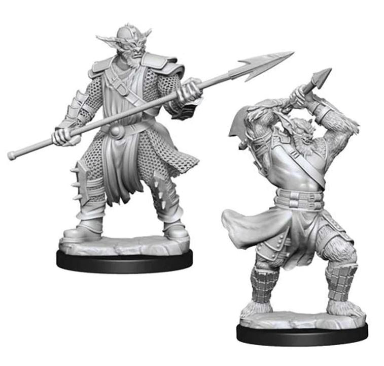 CRITICAL ROLE UNPAINTED MINI: BUGBEAR FIGHTER