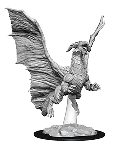 DUNGEONS & DRAGONS NOLZUR'S MARVELOUS UNPAINTED MINI: YOUNG COPPER DRAGON