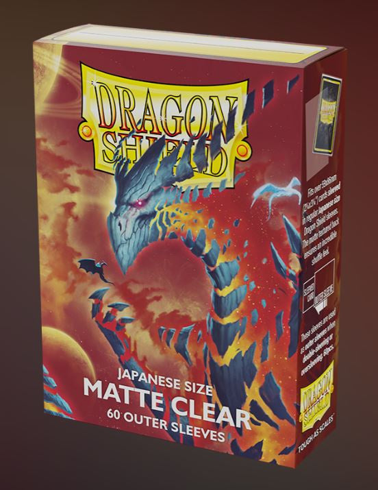 Dragon Shield - Japanese Size Matte Clear Outer Sleeves - Clear