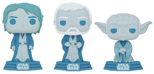POP! STAR WARS ACROSS THE GALAXY: FORCE GHOST GLOW THREE PACK