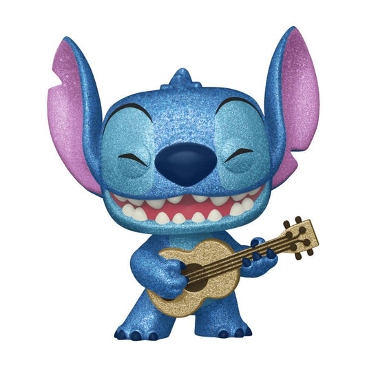 POP! DISNEY: LILO & STITCH: STITCH W/ UKELELE DIAMOND GLITTER