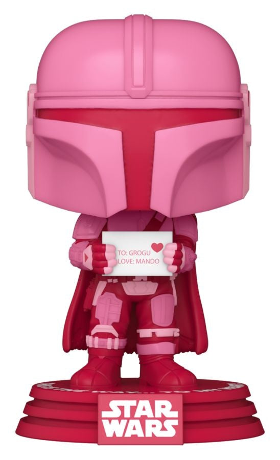 POP! STAR WARS MANDALORIAN: MANDALORIAN VALENTINES