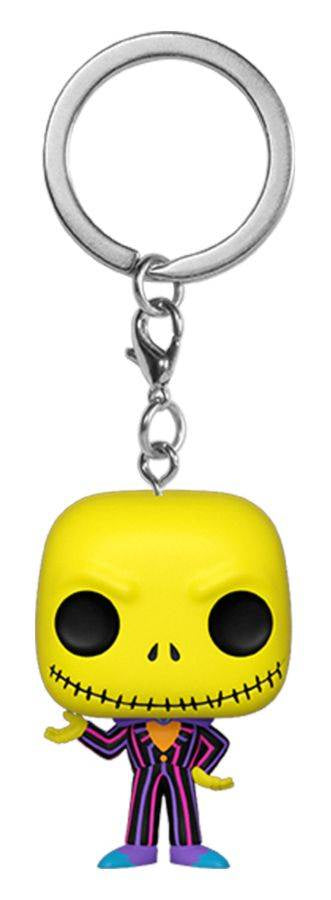 POCKET POP! DISNEY: NIGHTMARE BEFORE CHRISTMAS: JACK BLACKLIGHT KEYCHAIN