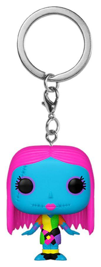 POCKET POP! DISNEY: NIGHTMARE BEFORE CHRISTMAS: SALLY BLACKLIGHT KEYCHAIN