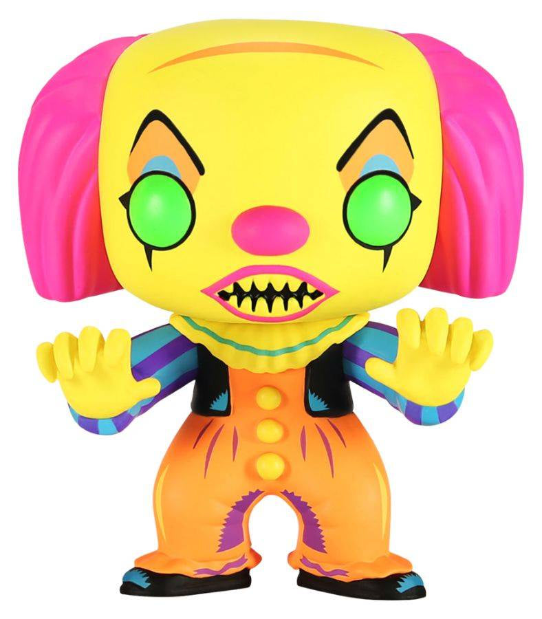 POP! MOVIES: IT (1990): PENNYWISE BLACK LIGHT