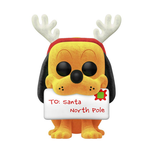 POP! DISNEY: PLUTO HOLIDAY FLOCKED